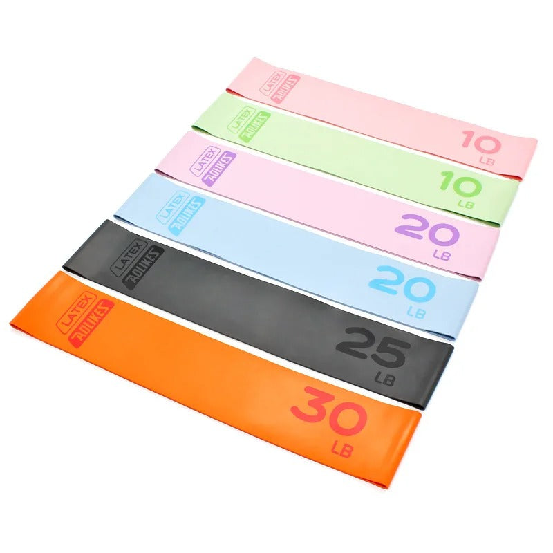 Latex Non-Slip Stretch Bands